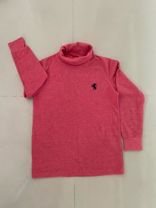 Pink Long Sleeve Turtleneck