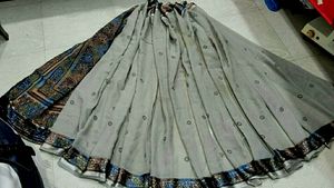 Ajrakh Print Saree