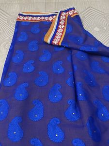 Elegant Blue Saree with Blouse
