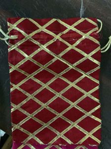 Velvet Gift Pouches - Blue &amp; Pink