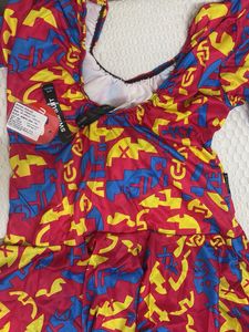 Funky Pattern Swimming Costume