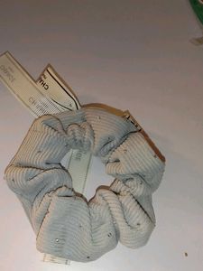 Gray  Scrunchie