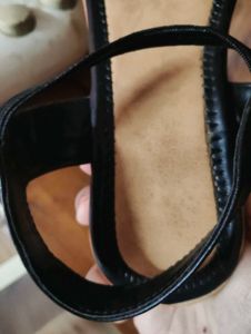 Black Ankle Strap Sandals