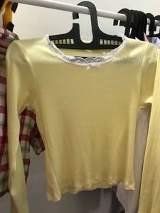 Yellow Cute Bow Top