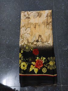 Floral Print Saree