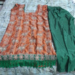 DARK GREEN COLOUR 💚 PLAZO SUIT FOR WOMEN&#39;S 😍