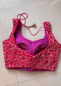 Embroidered Pink Blouse