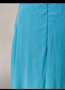 Turquoise One-Shoulder Formal Gown