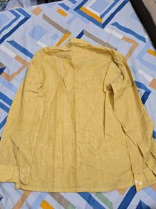 Men's Yellow Long Sleeve Shirt