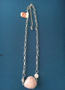 Rose Quartz Chain Necklace
