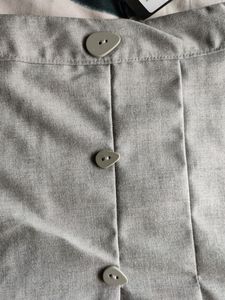 New Grey Mini Skirt With Tag
