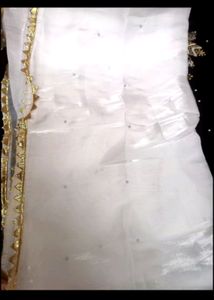 Bridal Heavy Kurta Pant Dupatta Set M Size
