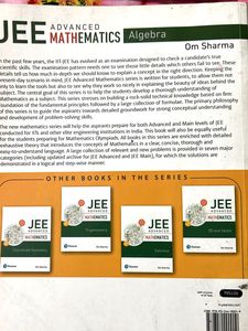 JEE Advanced Math Algebra - Om Sharma