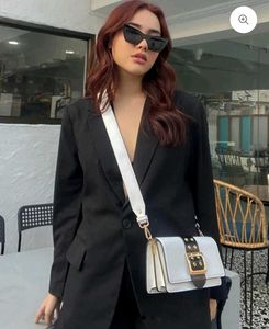 Miraggio Adrianne Metal Buckle Crossbody Bag