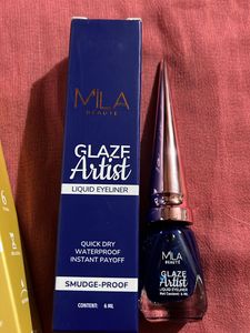 Mila Beaute Eyeliner Blue And Yellow