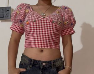 Cherry Crop Top
