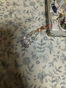 Pastel Beaded Phone Charm