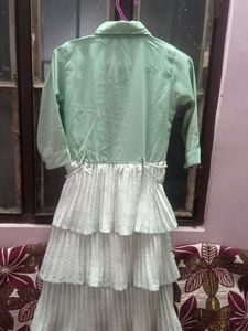 Mint Green Layered Dress