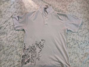 White Short Sleeve Polo Shirt