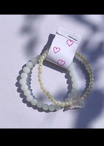 White Stack Bracelet