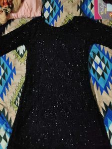 Black Sequin Kurta