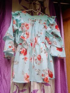 Blossom Breeze Ruffle Top