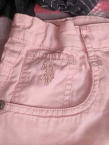 Pink Polo Shorts