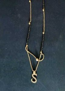 Initial 'S' Mangalsutra Necklace🥰