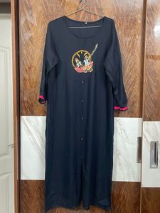 Women Black Kurta