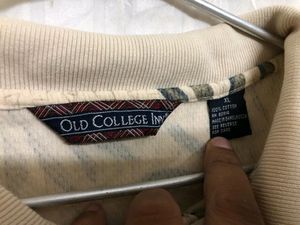 Old College Inn Cream Printed T Shirt