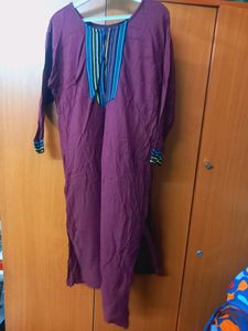 New Burgandy Kurti (XXL size)