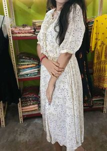 Imported Floral Print Dress