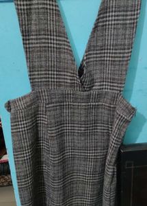 Plaid Pinafore Dress
