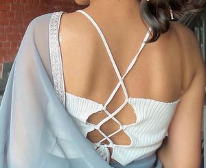 Urbanic Backless Crop Top For Women