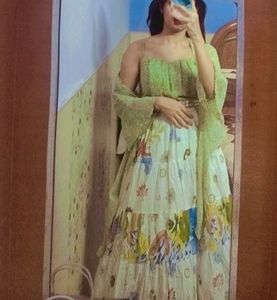Multicolored Floral Skirt/Ethnic Skirt