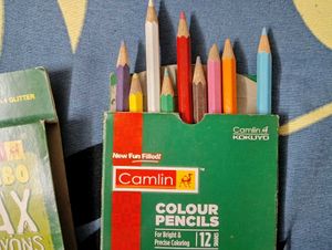 Camlin Colour Pencils &amp; Crayons