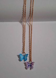 ✨ 2 Combo Butterfly Chain – Only ₹99 💙💜