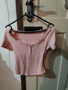 Cute Pink Crop Top