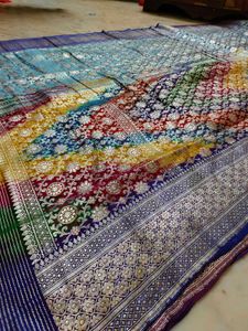 Heavy Highest Quality Banarasi Multi Colour Saree
