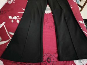 Black Flare Formal Pants