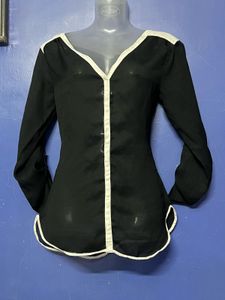 Black See Throughout Top