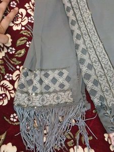 Elegant Grey Dress material