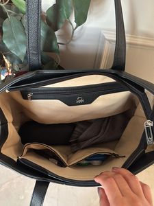 Benetton Black Tote Bag