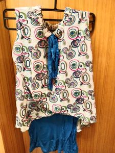 Patterned Sleeveless Top