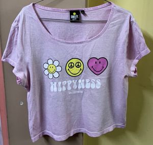 Pink Crop Top
