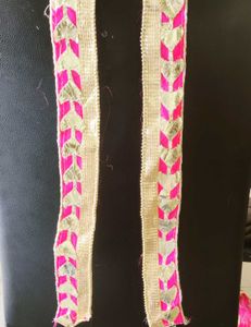 Pink Gota Lace
