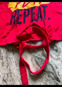 Red Crop Top