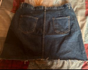 Denim Short Skirt