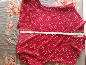 Red Polka Dot Top