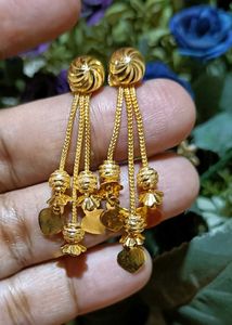 Gold Dangle Earrings